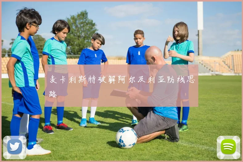 麦卡利斯特破解阿尔及利亚防线思路