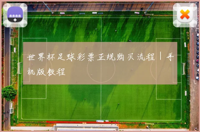世界杯足球彩票正规购买流程｜手机版教程